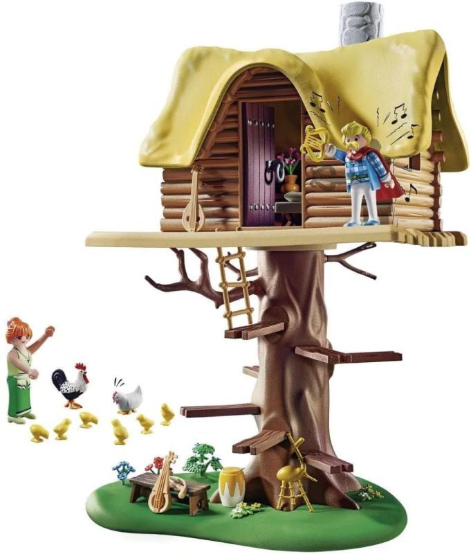 Playmobil Asterix: Το Δεντρόσπιτο Του Βάρδου Κακοφωνίξ (71016)