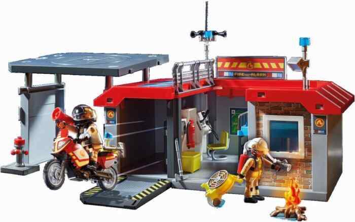 Playmobil Πυροσβεστικός Σταθμός (71193)
