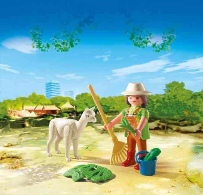 Playmobil Φύλακας Ζωολογικού Κήπου Με Λάμα (4944)