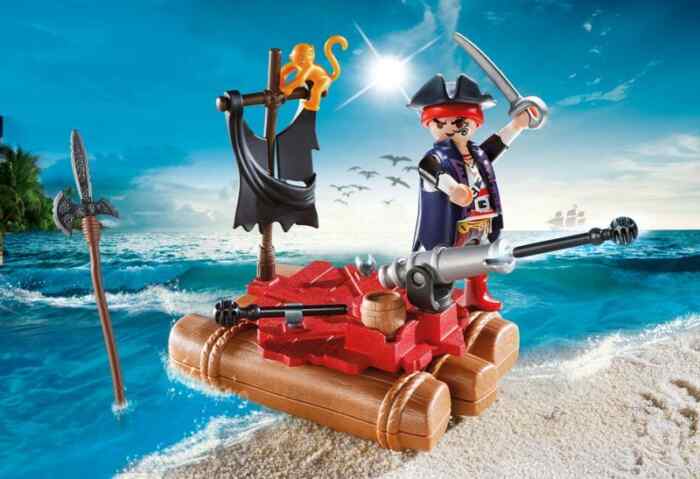 Playmobil Βαλιτσάκι Πειρατής Με Σχεδία (5655)