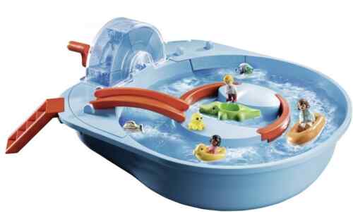 Playmobil 1.2.3 Μεγάλο Aqua Park Με Νερόμυλο (70267)