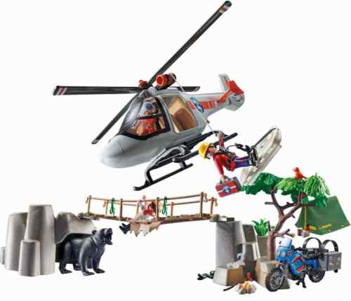 Playmobil Επιχείρηση Διάσωσης Μοτοσικλετιστή Στο Βουνό (70663)