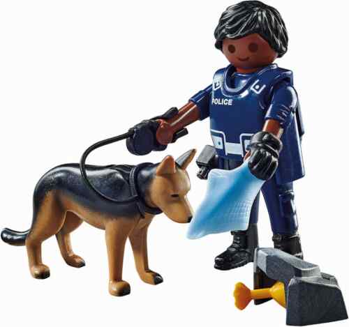 Playmobil Special Plus Αστυνομικός Με Σκύλο-Ανιχνευτή (71162)