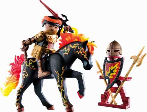 Playmobil Novelmore Burnham Raiders-Ιππότης & Άλογο Της Φωτιάς (71213)