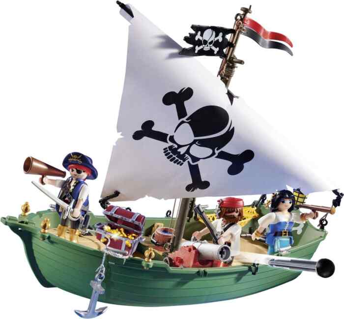 Playmobil Πειρατικό Πλοιάριο (71713)